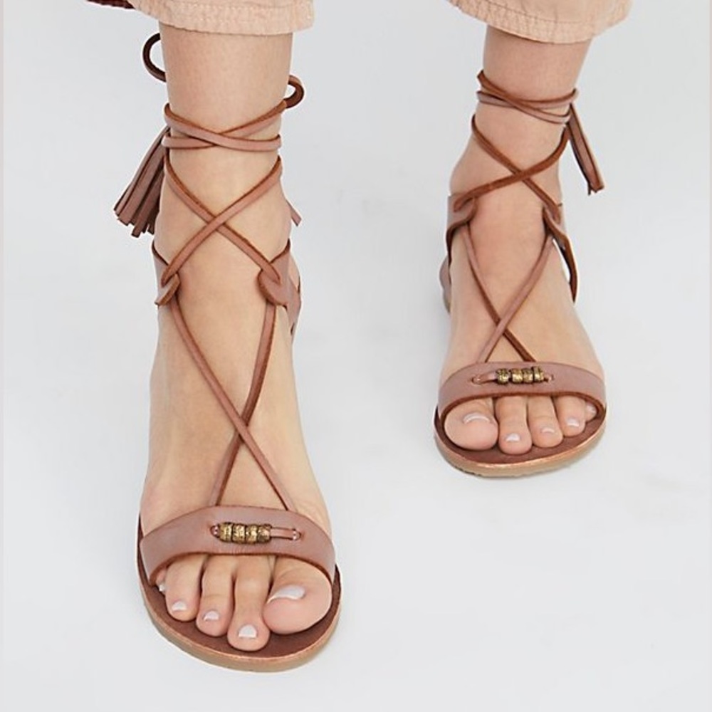 NIB Free People Brynn Mar Wrap Sandals